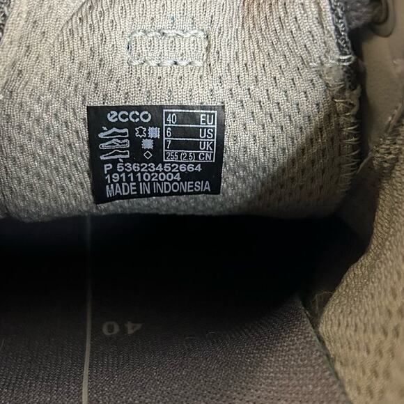 Ecco Collin 2.0 Casual Sneaker Men's Size 6‎ Titanium Gray Athletic Casual - Picture 9 of 13